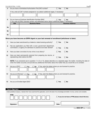 IRS Form 8554-EP Application for Renewal of Enrollment to Practice Before the Internal Revenue Service as an Enrolled Retirement Plan Agent (Erpa), Page 2