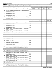 IRS Form 8804 Schedule A Penalty for Underpayment of Estimated Section 1446 Tax by Partnerships, Page 2