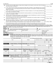 IRS Form 8865 Return of U.S. Persons With Respect to Certain Foreign Partnerships, Page 2