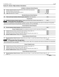 IRS Form 8990 Limitation on Business Interest Expense Under Section 163(J), Page 2