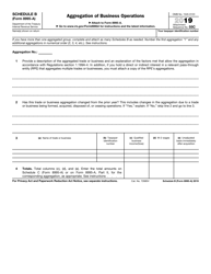 Document preview: IRS Form 8995-A Schedule B Aggregation of Business Operations