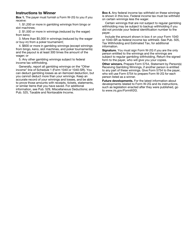 IRS Form W-2G &quot;Certain Gambling Winnings&quot;, Page 5