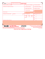IRS Form W-2VI &quot;U.S. Virgin Islands Wage and Tax Statement&quot;, Page 2