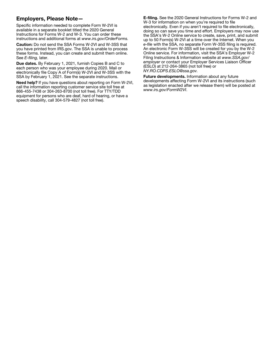 IRS Form W-2VI U.S. Virgin Islands Wage and Tax Statement, Page 9