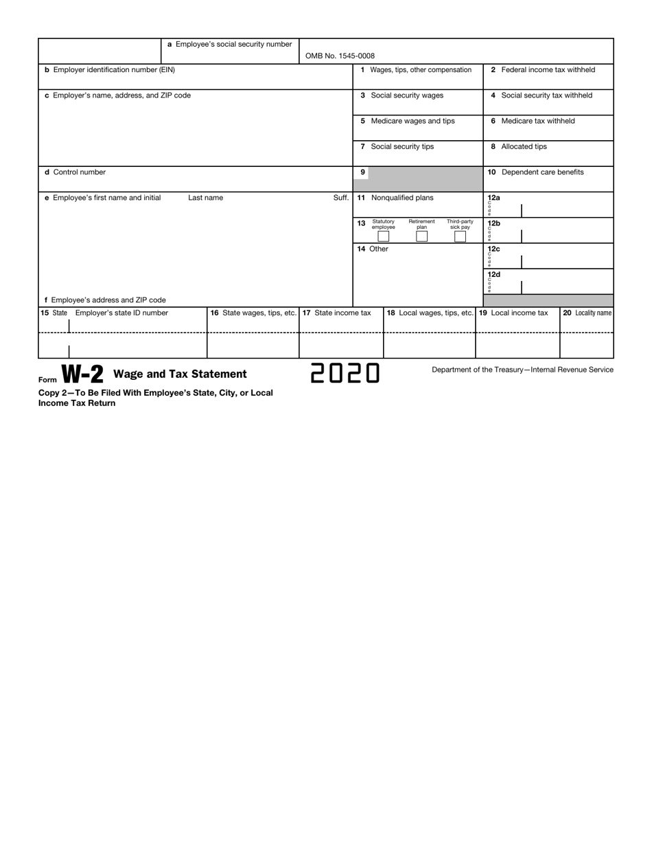 IRS Form W-2 Wage and Tax Statement, Page 8