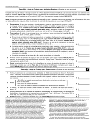 IRS Formulario W-4(SP) &quot;Certificado De Retenciones Del Empleado&quot; (Spanish), Page 3