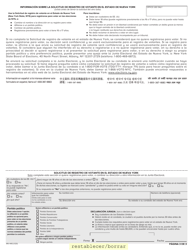 Formulario MV-44S Solicitud De Permiso, Licencia De Conducir O Tarjeta De Identificacion De No Conductor - New York (Spanish), Page 3