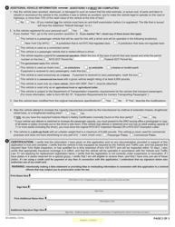 Form MV-82DEAL Vehicle Registration/ Title Application for Dealer Sales - New York, Page 2