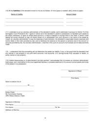Form SE-3A Affidavit in Relation to Settlement of Estate Under Article 13, Scpa - New York, Page 3