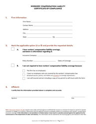 Application for Minnesota Sole Proprietor Firm Permit - Minnesota, Page 5