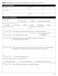 Industrial and Commercial Abatement Preliminary Application - New York City, Page 5