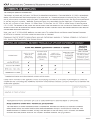 Industrial and Commercial Abatement Preliminary Application - New York City, Page 6