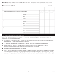 Industrial and Commercial Abatement Final Application for Certificate of Eligibility - New York City, Page 7