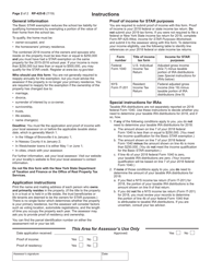 Form RP-425-B Application for Basic Star Exemption - New York, Page 2