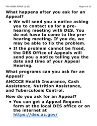 Form FAA-0098A-LP Appeal Request (Large Print) - Arizona, Page 6