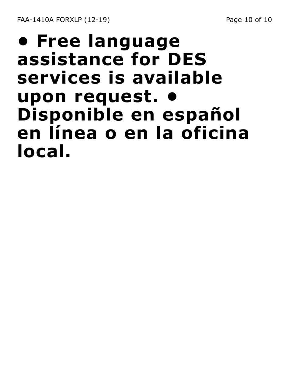 Form FAA-1410A-XLP Grant Diversion Script and Applicant Agreement (Extra Large Print) - Arizona, Page 10