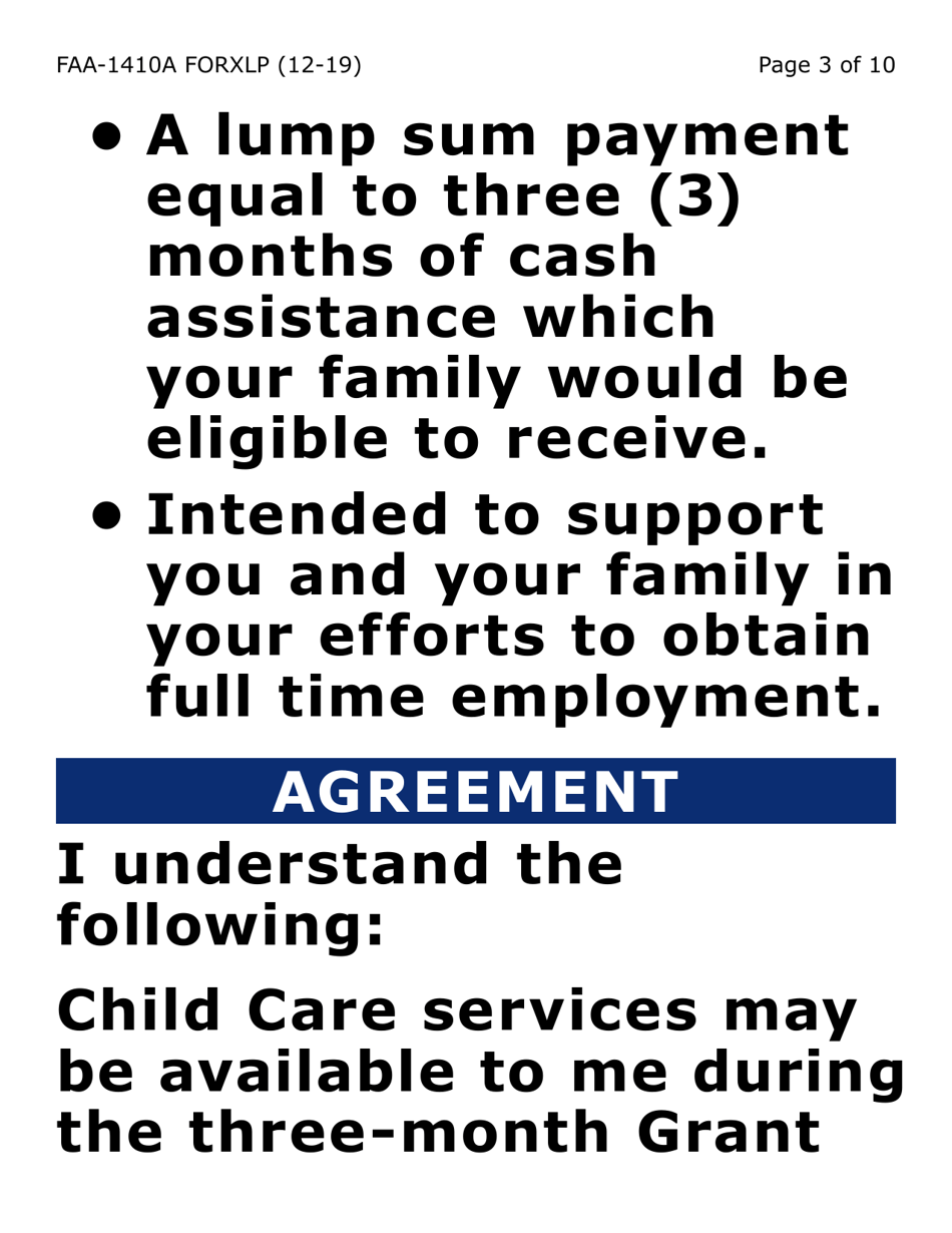 Form FAA-1410A-XLP Grant Diversion Script and Applicant Agreement (Extra Large Print) - Arizona, Page 3