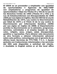Formulario FAA-1724A-SLP Paginas De Firma De La Solicitud (Letra Grande) - Arizona (Spanish), Page 31