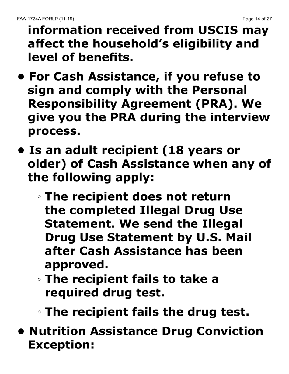 Form FAA-1724A-LP Application Signature Pages (Large Print) - Arizona, Page 14
