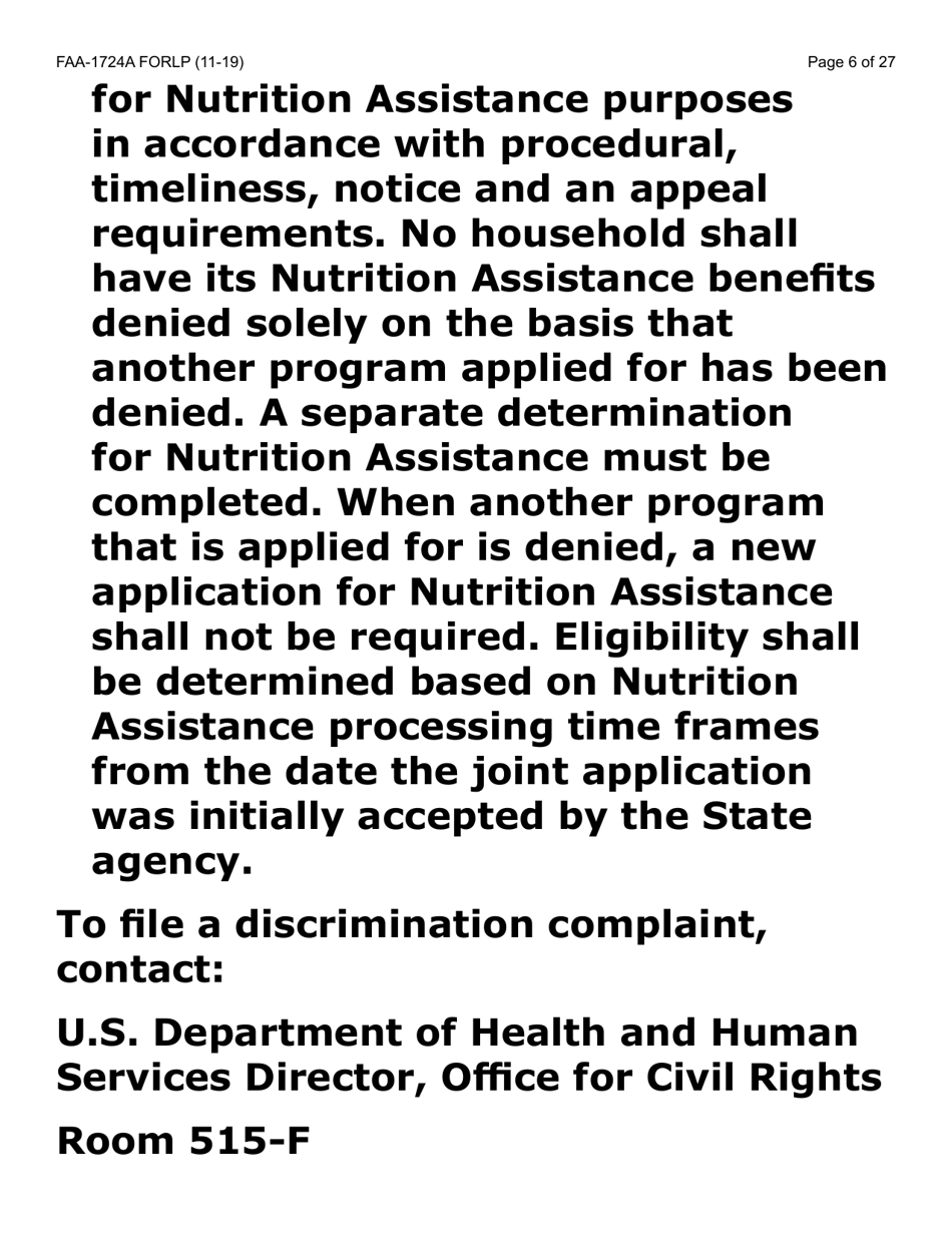 Form FAA-1724A-LP Application Signature Pages (Large Print) - Arizona, Page 6