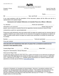 Document preview: Formulario CSE-1290A Declaracion Del Cuidador Referente a La Custodia Fisica De Un Menor O Menores - Arizona (Spanish)