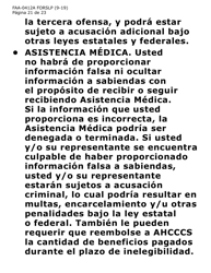 Formulario FAA-0412A-SLP ' informe De Cambios (Letra Grande) - Arizona (Spanish), Page 21