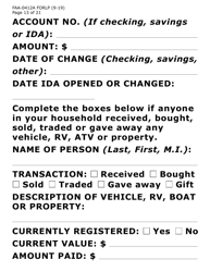 Form FAA-0412A-LP Change Report (Large Print) - Arizona, Page 13