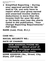 Form FAA-0412A-LP Change Report (Large Print) - Arizona, Page 3