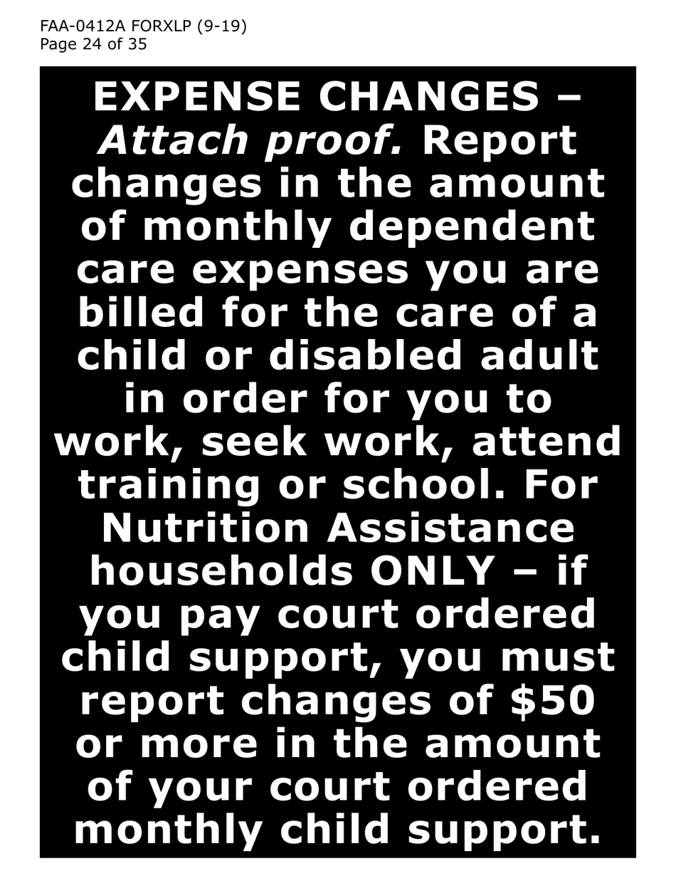 Form FAA-0412A-XLP change Report (Extra Large Print) - Arizona, Page 24