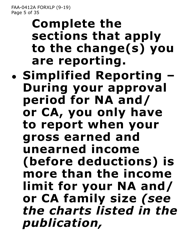 Form FAA-0412A-XLP change Report (Extra Large Print) - Arizona, Page 5