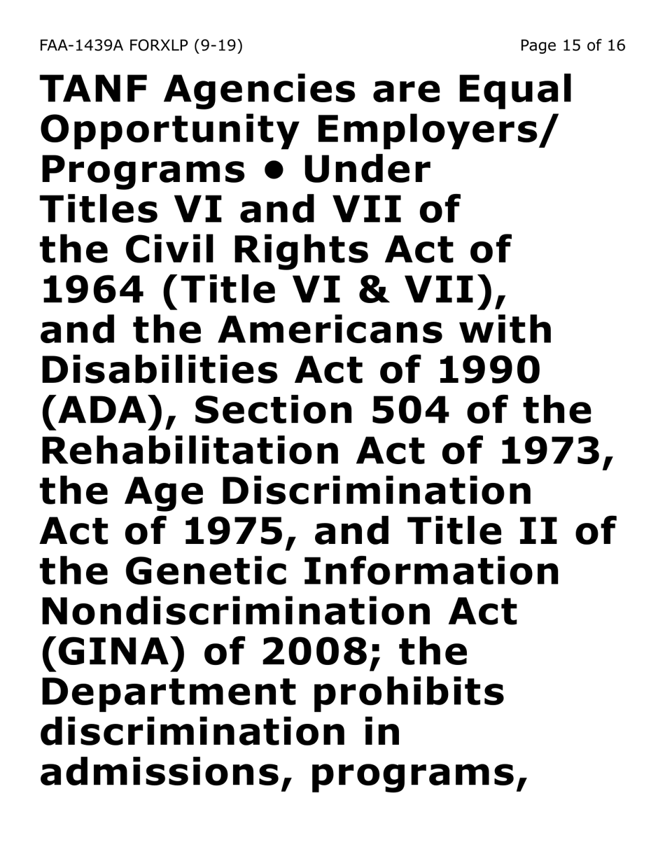 Form FAA-1439A-XLP Self-employment Income Statement (Extra Large Print) - Arizona, Page 15