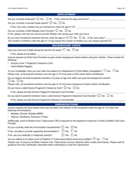 Form CCA-1259A DES Certified Home-Based Child-Care Provider Pre Application - Arizona, Page 2