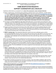 Document preview: Form DDD-1622A Home Modification Requests Support Coordinator's (Sc) Checklist - Arizona