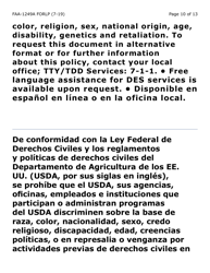 Form FAA-1249A-LP Verification of Disability (Large Print) - Arizona (English/Spanish), Page 10