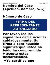 Formulario FAA-1493A-XLPS Solicitud De Representante Autorizado (Letra Extra Grande) - Arizona (Spanish), Page 14