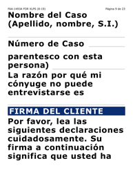Formulario FAA-1493A-XLPS Solicitud De Representante Autorizado (Letra Extra Grande) - Arizona (Spanish), Page 9