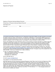 Form FAA-1249A Verification of Disability - Arizona, Page 2