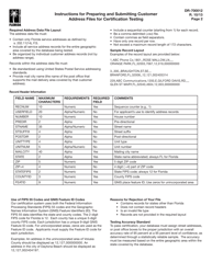 Form DR-700012 Application for Certification of Communications Services Database - Florida, Page 2