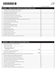 Form F-1120 Florida Corporate Income/Franchise Tax Return - Florida, Page 3