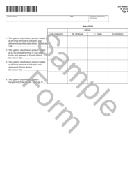 Form DR-309637 Petroleum Carrier Information Return - Florida, Page 4