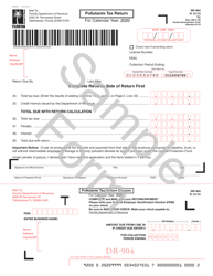 Document preview: Form DR-904 Pollutants Tax Return - Florida