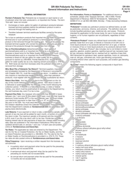 Form DR-904 Pollutants Tax Return - Florida, Page 4