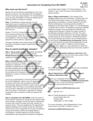 Form DR-350907 Local Insurance Premium Tax Special Fire Control Districts Notification of Jurisdiction Change - Florida, Page 2