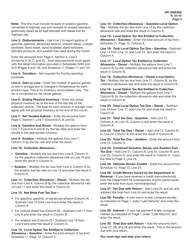 Instructions for Form DR-309635 Blender Fuel Tax Return - Florida, Page 3