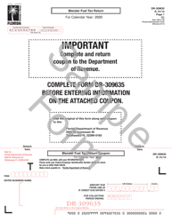 Document preview: Form DR-309635 Blender Fuel Tax Return - Florida