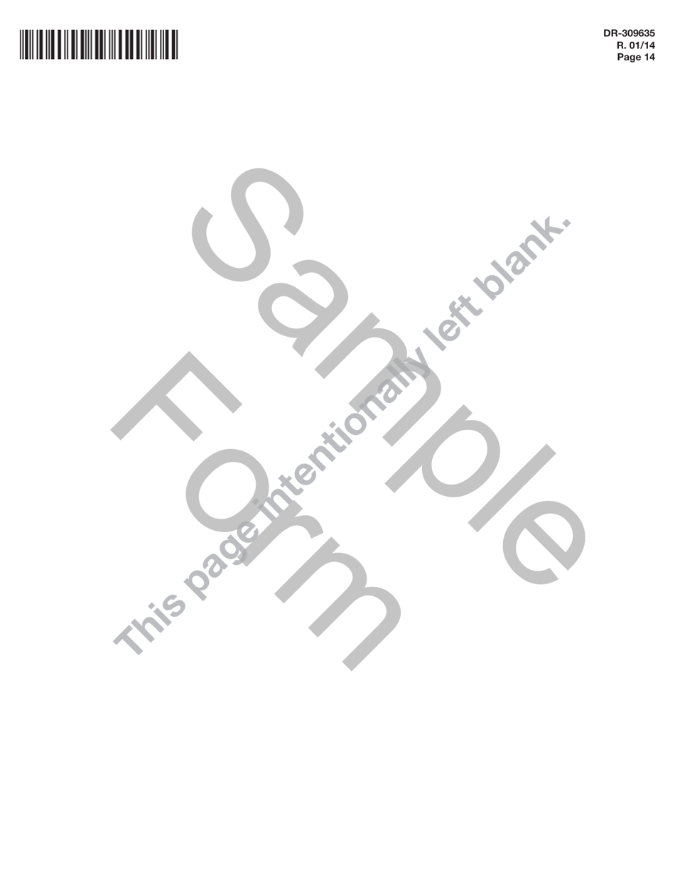 Form DR-309635 Blender Fuel Tax Return - Florida, Page 14