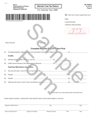 Form DR-309635 Blender Fuel Tax Return - Florida, Page 3