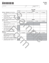 Form DR-309635 Blender Fuel Tax Return - Florida, Page 5