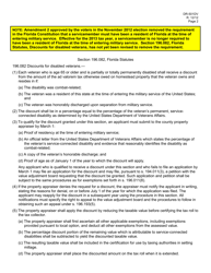 Form DR-501DV Application for Homestead Tax Discount - Veterans Age 65 and Older With a Combat-Related Disability - Florida, Page 2