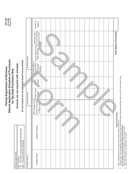 Form DR-189 Application for Fuel Tax Refund Municipalities, Counties and School Districts - Florida, Page 3